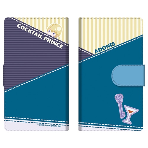 カクテル王子(プリンス)　手帳型スマホケース　021 アドニス【専売商品】Mサイズ 021 アドニス　Mサイズ