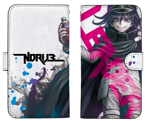 ニューダンガンロンパV3 みんなのコロシアイ新学期 王馬小吉 手帳型スマホケース　148 148