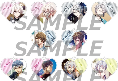 アイナナ日和 トレーディングハート型アクリルキーホルダー PACK（TRIGGER+Re:vale Ver.）(エビテン・イベント専売商品) TRIGGER+Re:vale Ver.