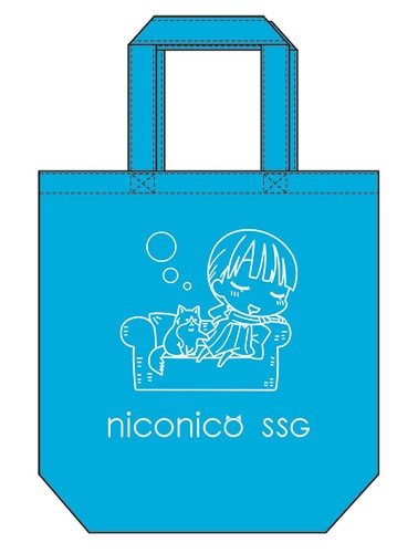 今井麻美のニコニコSSG特製トートバッグ（ライトブルー）