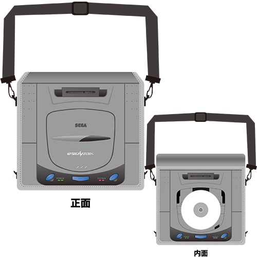 ほぼ実物大「セガサターン」2WAYバッグ【リニューアル】(グレー)
