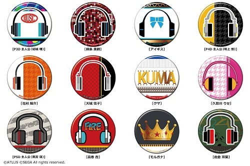 『P3D』『P4D』『P5D』トレーディング缶バッジ BOX BOX