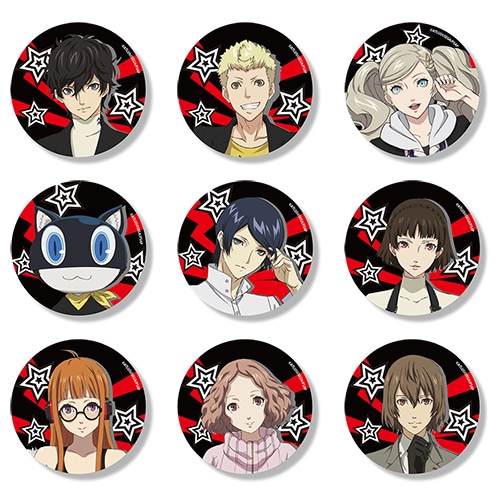 PERSONA5 the Animation 秀尽学園高校購買部 トレーディング缶バッジ【受注生産】