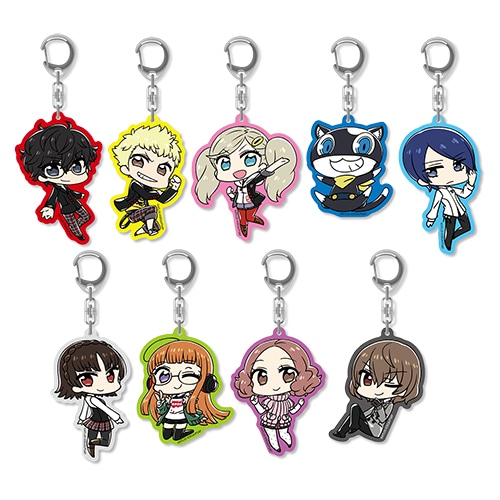PERSONA5 the Animation 秀尽学園高校購買部 トレーディングアクリルチャーム【受注生産】