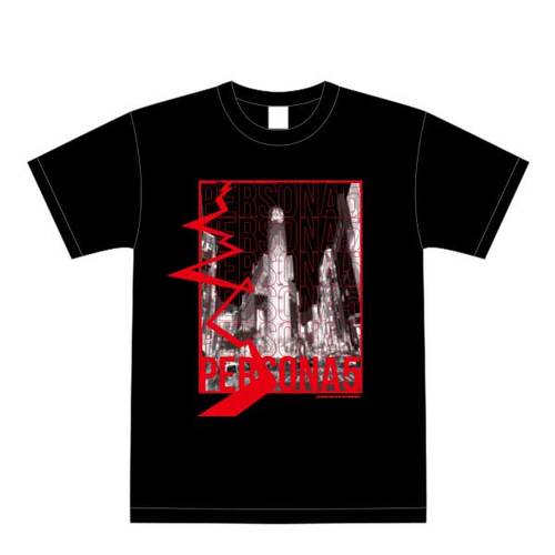 PERSONA5 the Animation 秀尽学園高校購買部 ENVYMコラボ　Tシャツ＜グラフィック＞【受注生産】 Black/Mサイズ Black/Mサイズ