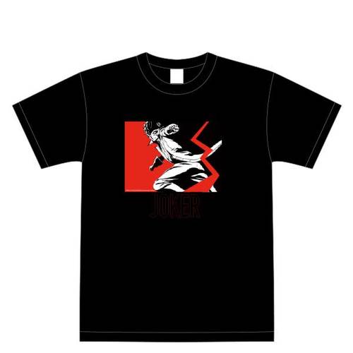 PERSONA5 the Animation 秀尽学園高校購買部 ENVYMコラボ　Tシャツ＜JOKER＞【受注生産】 Black/Mサイズ Black/Mサイズ