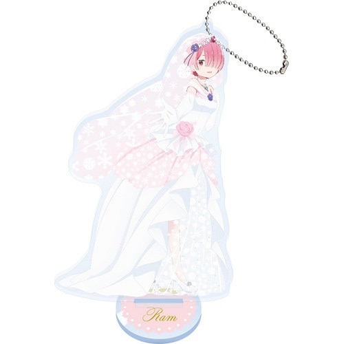 Re:ゼロから始める異世界生活　スタンド付きビッグアクリルキーホールダーウエディングラム ウエディングラム