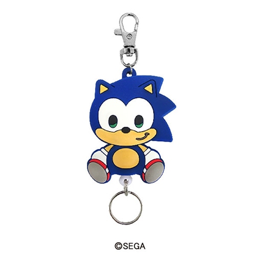 ソニック・ザ・ヘッジホッグ ラバーリールキーホルダー