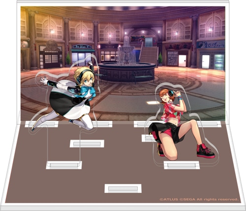 P3D＆P5D アクリルスタンドジオラマ　アイギス＆岳羽 ゆかり アイギス＆岳羽 ゆかり