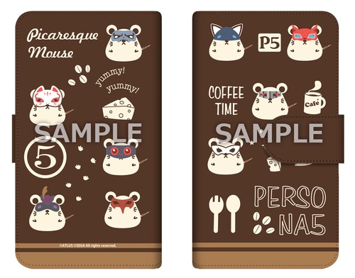 ペルソナ5 Picaresque Mouse 手帳型スマホケース　Lサイズ Lサイズ