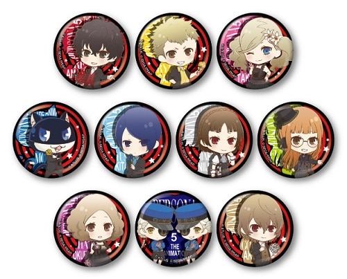 ペルソナ5 デフォルメ缶バッジA
