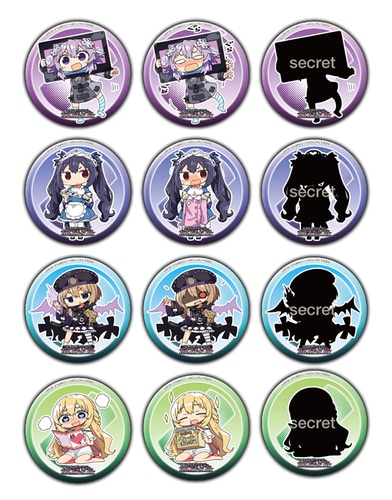 ねぷねぷ☆コネクト　カオスチャンプル　ちびキャラ　缶バッジ全12種（うち4種シークレット）