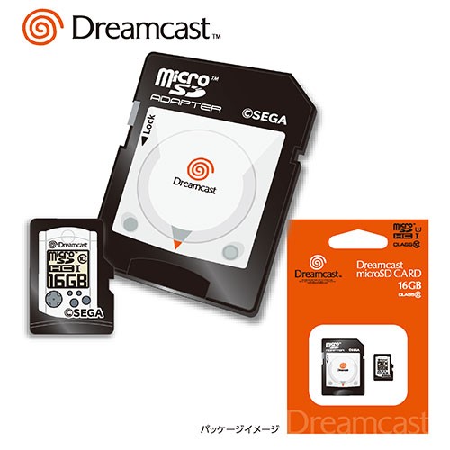 ドリームキャスト microSDHCカード（16GB）+SDアダプターセットDREMCAST microSD CARD 16GB ドリームキャスト