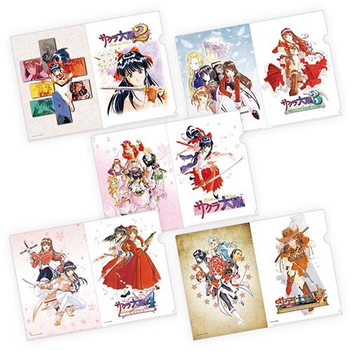 『サクラ大戦』歴代タイトルクリアファイル5枚セット