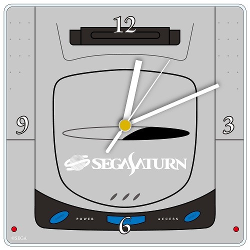 セガハード 【セガサターン】 アクリル掛時計 セガサターン