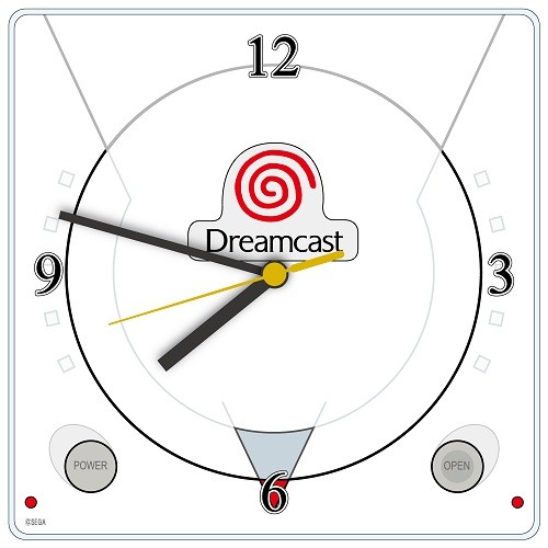 セガハード 【ドリームキャスト】 アクリル掛時計 ドリームキャスト
