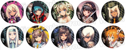 デスティニーチャイルド　缶バッジコレクション　BOX BOX