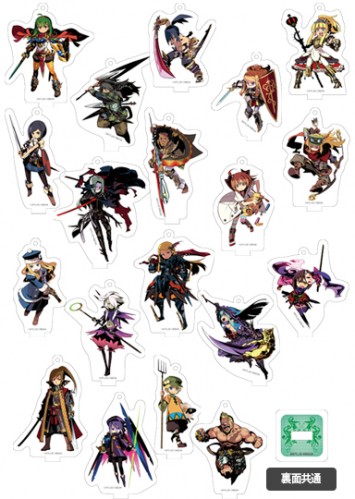 世界樹の迷宮X（CROSS） アクリルキーチェーン 全19種ブラインドパッケージ