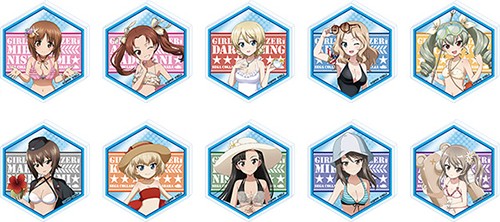 ガールズ＆パンツァー戦車道大作戦！　アクリルバッジC