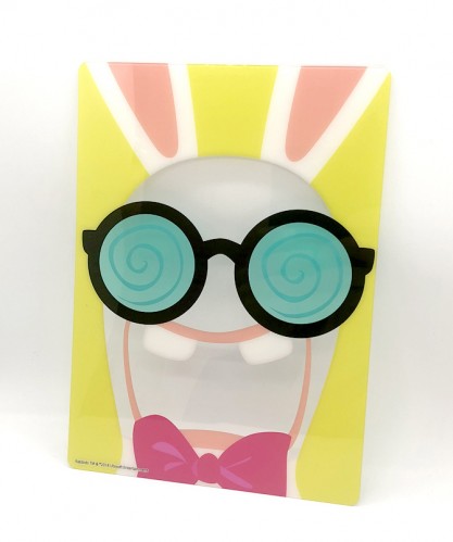 ラビッツ　なりきり下敷き＆青/赤　ラビッツステッカー　3点SET