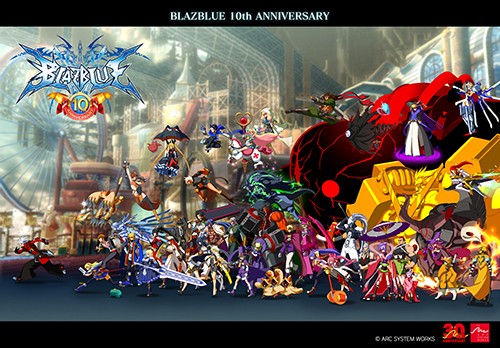 「BLAZBLUE」10thアニバーサリータペストリー※2025年11月中旬出荷分