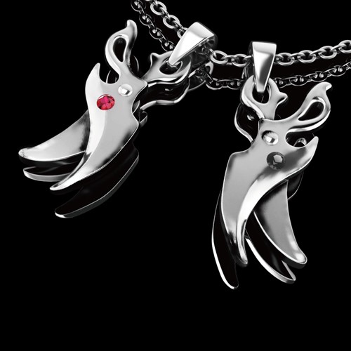 【WonderlandWars】モチーフペンダント-スカーレット＆ヴァイス