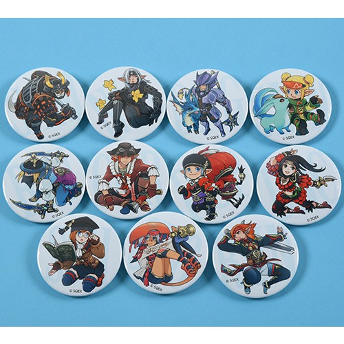 FINAL FANTASY XI　缶バッジコレクション　-拡張ディスクジョブセット-