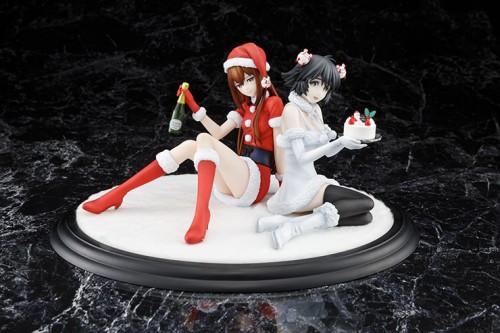 【予約限定商品】『シュタインズ・ゲート ゼロ』牧瀬紅莉栖＆椎名まゆり クリスマスVer.【特典付】1/7スケールフィギュア 牧瀬紅莉栖＆椎名まゆり クリスマスVer.