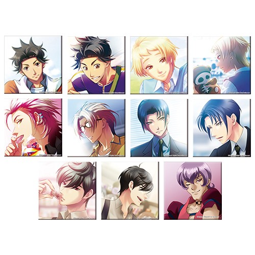 ときめきメモリアル Girl's Side DAYS 2019 トレーディングスクエア缶バッジセットはばたきウォッチャー はばたきウォッチャー