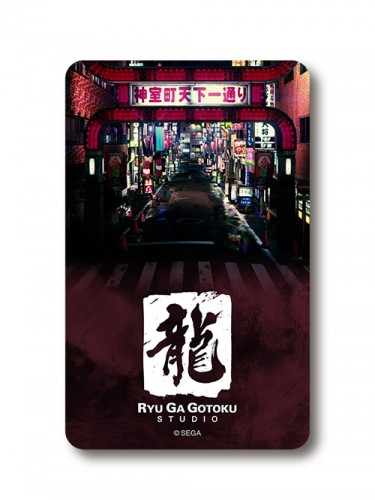 「龍が如くスタジオ」光るICカードステッカー※2025年11月中旬出荷分