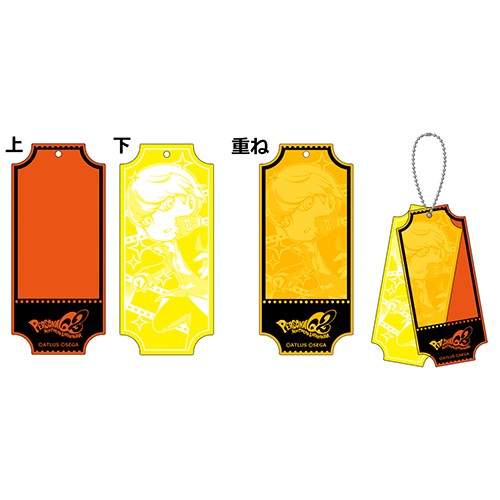 ペルソナQ2 ツインアクリルキーホルダーP4主人公 P4主人公