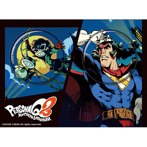 ペルソナQ2 缶バッジ2種セット カモシダーマン カモシダーマン