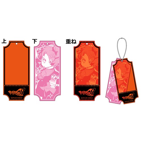 ペルソナQ2 ツインアクリルキーホルダーP3女性主人公 P3女性主人公