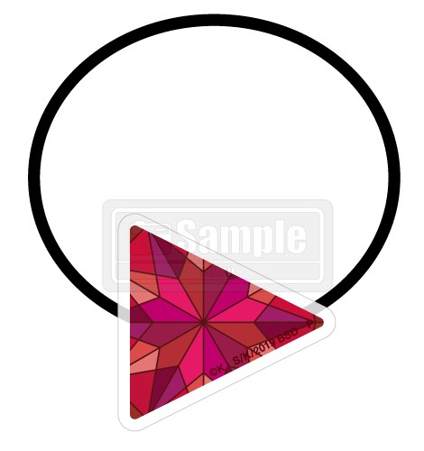 文豪ストレイドッグス　アクリルヘアゴム(中原中也) 中原中也