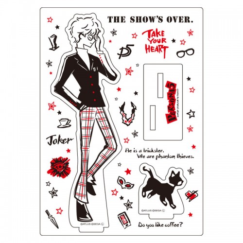 PERSONA5 Design Produced by Sanrio  アクリルフィギュアスタンド(主人公） 主人公