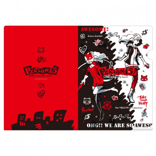 PERSONA5 Design Produced by Sanrio  クリアファイル（高巻杏） 高巻杏