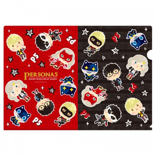 PERSONA5 Design Produced by Sanrio  クリアファイル（ミニキャラ） ミニキャラ