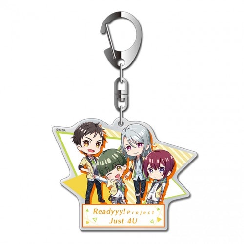 「Readyyy! Project Just 4U」ユニットちびきゃらアクリルキーホルダーvol.1 Just 4U
