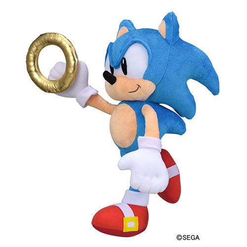 ソニック・ザ・ヘッジホッグ　おでかけぬいぐるみ“クラシックソニック”