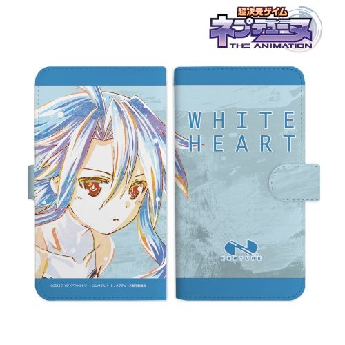 アニメ『超次元ゲイム ネプテューヌ』ホワイトハート Ani-Art 手帳型スマホケース(対象機種/Lサイズ) 対象機種/Lサイズ