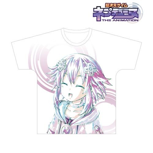 アニメ『超次元ゲイム ネプテューヌ』ネプテューヌ/パープルハート Ani-Art フルグラフィックTシャツ ユニセックス(サイズ/S) Sサイズ