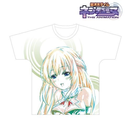 アニメ『超次元ゲイム ネプテューヌ』ベール/グリーンハート Ani-Art フルグラフィックTシャツ ユニセックス(サイズ/XL) XLサイズ