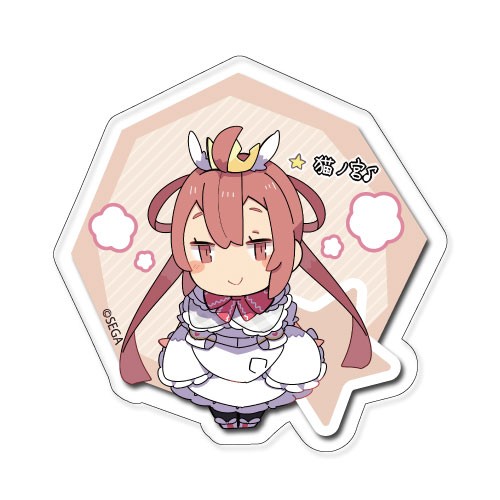 「ぷそ煮コミ」クリップつきアクリルバッジ［猫ノ宮♪］※2025年11月中旬出荷分 猫ノ宮♪