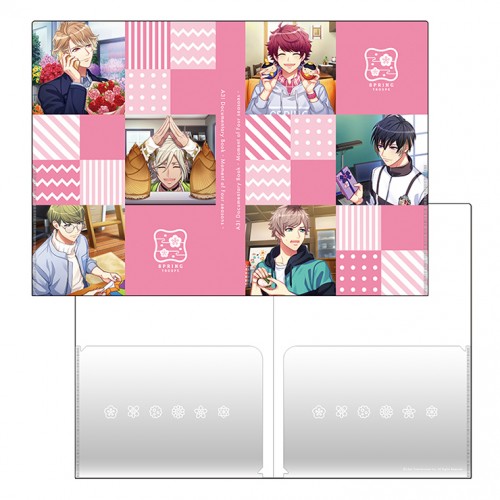 A3! ドキュメンタリーブック刊行記念フェア Moment of Four seasonsダブルポケットクリアファイル 春組 春組