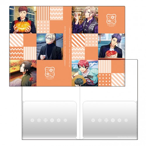 A3! ドキュメンタリーブック刊行記念フェア Moment of Four seasonsダブルポケットクリアファイル 秋組 秋組