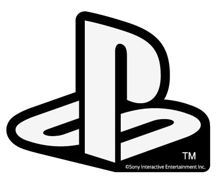 耐水ステッカー  WHITE “PlayStation” WHITE