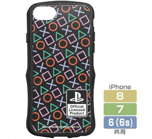 TPUバンパー iPhoneケース [6・7・8共用] “PlayStation”Shapes [6・7・8共用]Shapes
