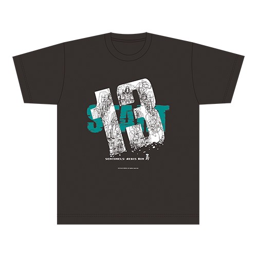 十三機兵防衛圏　Tシャツ　A.ダークグレー A.ダークグレー