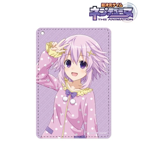 アニメ『超次元ゲイム ネプテューヌ』描き下ろしイラスト ネプテューヌ 1ポケットパスケース ネプテューヌ