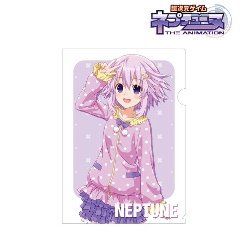 アニメ『超次元ゲイム ネプテューヌ』描き下ろしイラスト ネプテューヌ クリアファイル ネプテューヌ